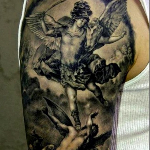 27 Angel And Demon Tattoos