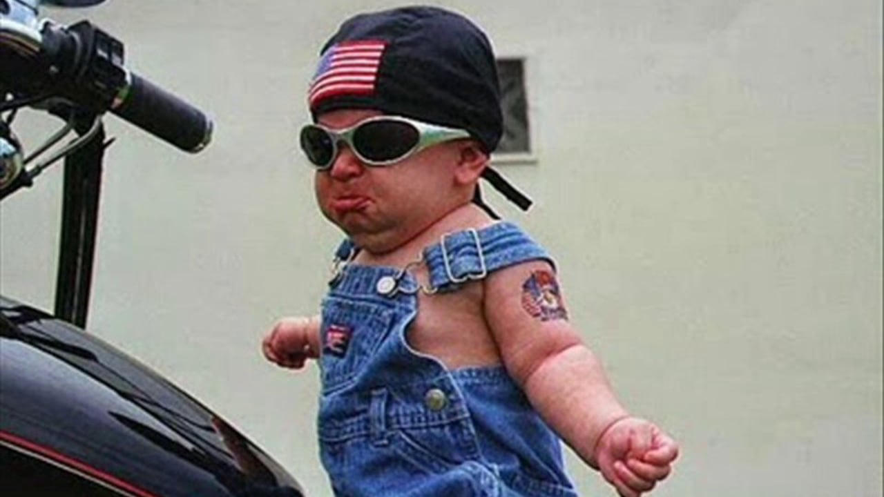 Angry Gangsta Funny Child Picture