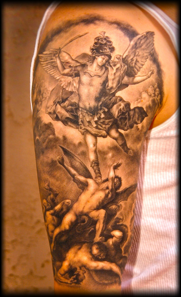 27+ Angel And Demon Tattoos
