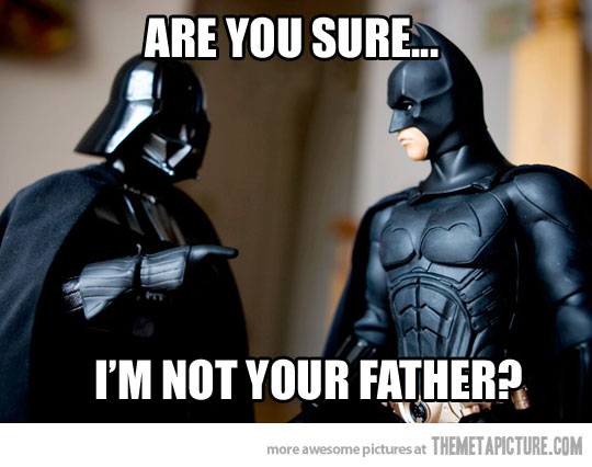 Are You Sure I Am Not Your Father Funny Darth Vader Meme Picture