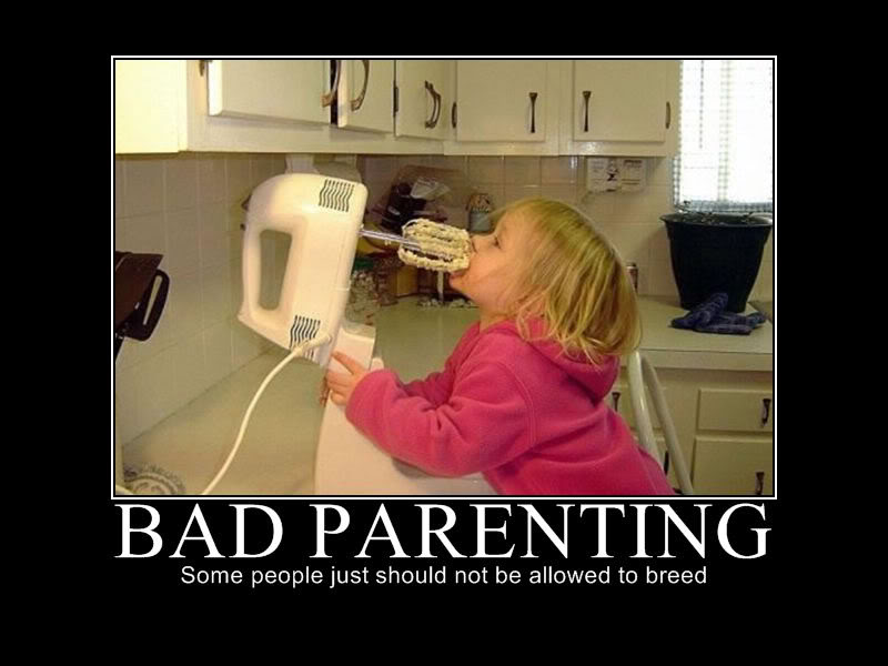 Bad Parenting Funny Ouch Poster