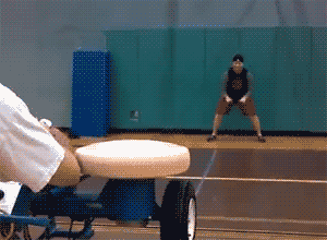 Basketball Pass Right In The Face Funny Ouch Gif
