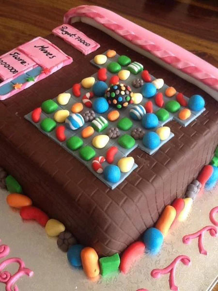 Candy Crush Cake Funny Picture