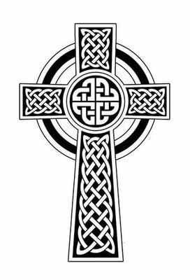 Celtic Cross Tattoo Design Idea