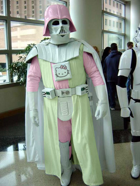 Darth Vader With Funny Pink Dress