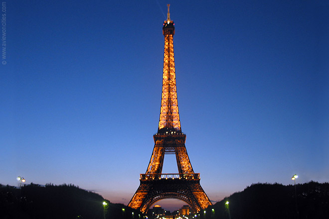 Eiffel Tower Paris at Night