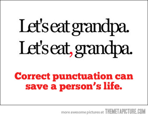 English Punctuation Funny Picture