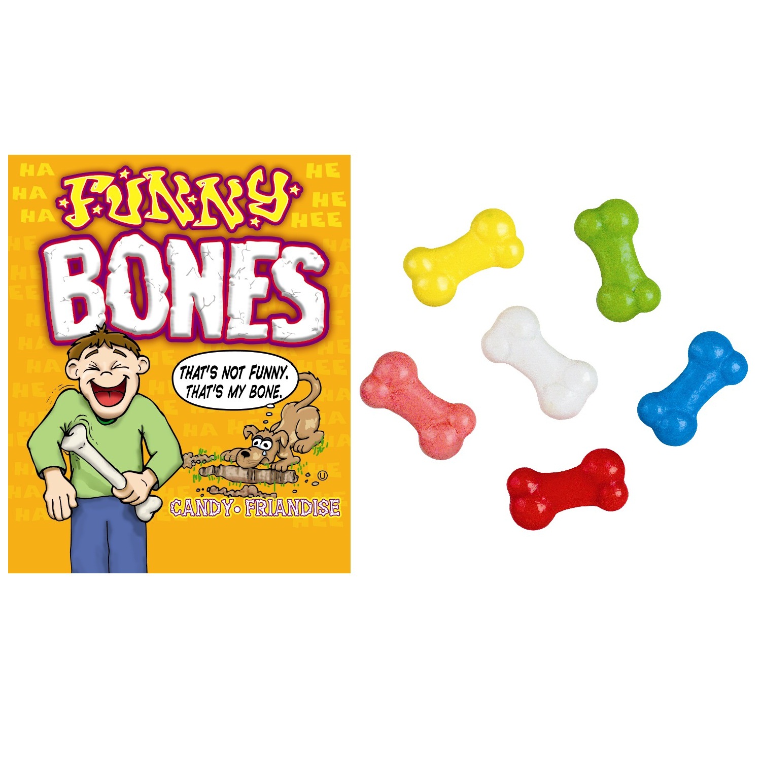 Funny bone. Candy Bones. Funny Candy крем.