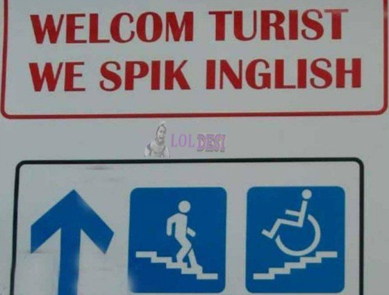 Funny English Sign Picture