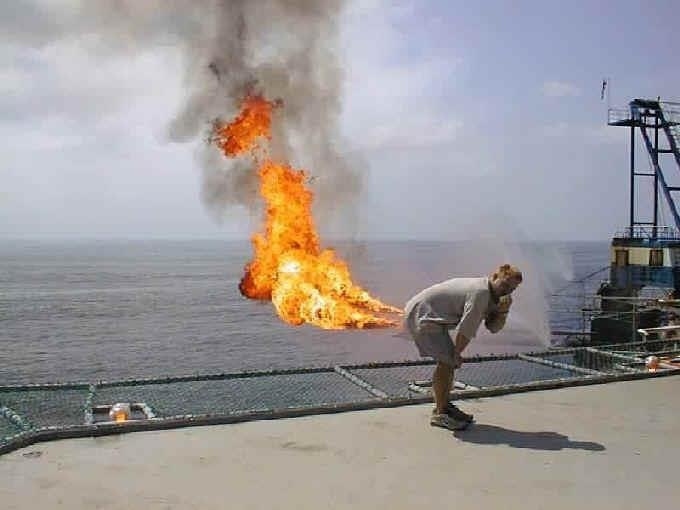 Funny Fire Fart Picture