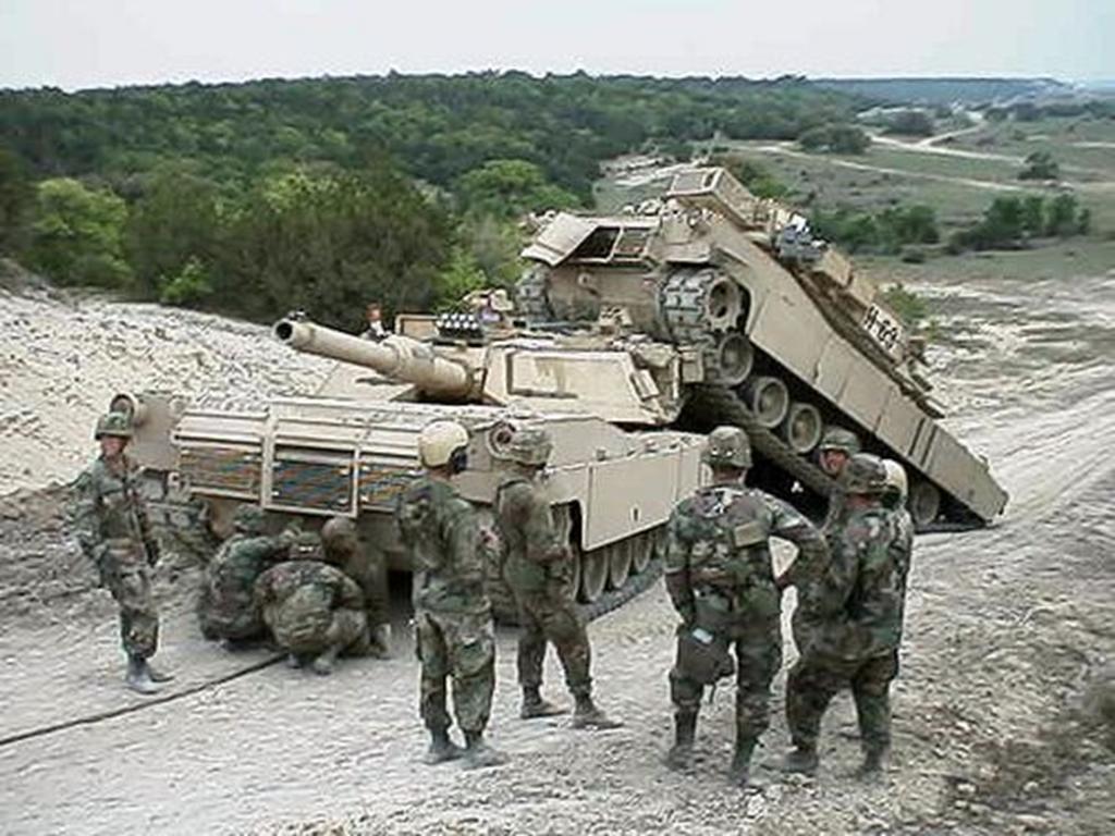 Funny Military Tank Accident Image