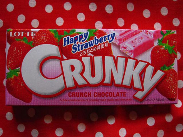 Happy Strawberry Crunky Funny Candy Name