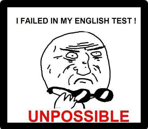I Failed In My English Test Funny Picture