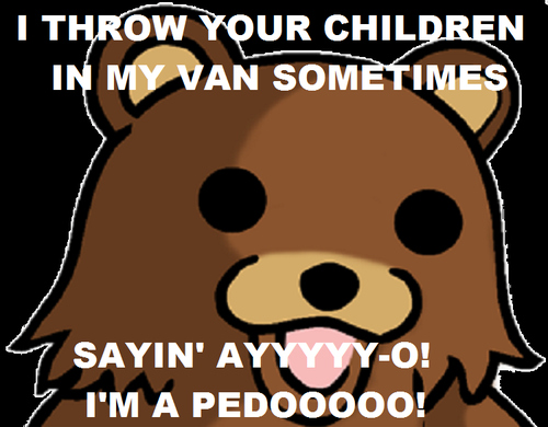 I Throw Your Children Funny Panda Bear Lol Picture
