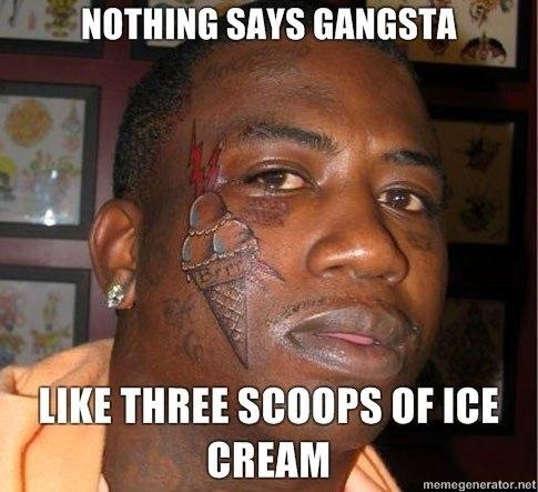 Like There Scoops Of Ice Cream Funny Gangster Picture