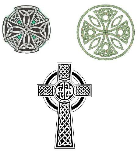 Nice Celtic Cross Tattoos Designs