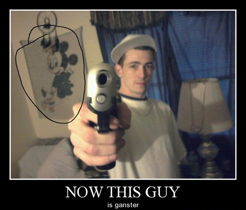Now This Guy Is Gangster Funny Poster