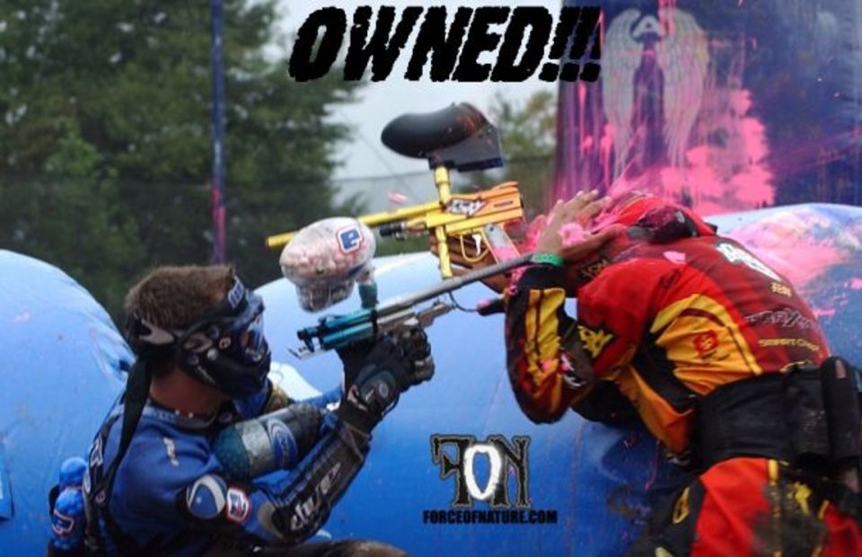 Owned Funny Paintball Picture