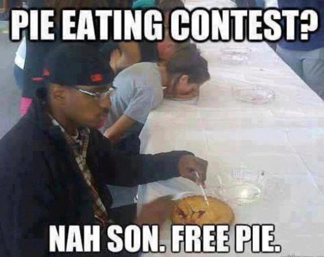 Pie Eating Contest Funny Lol Picture