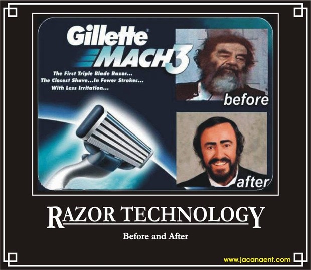 Razor Technology Funny Poster