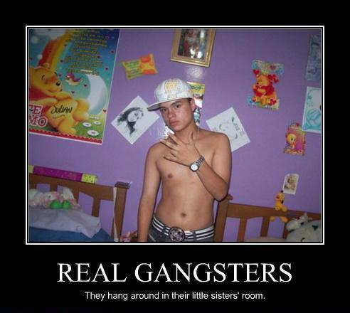 Real Gangsters Funny Boy Poster