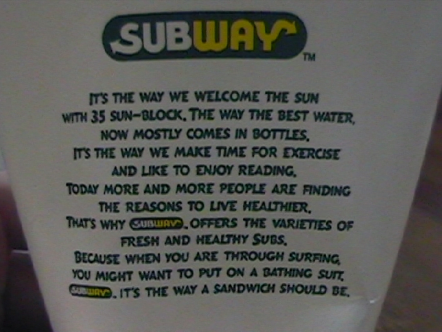 Subway Funny English Picture