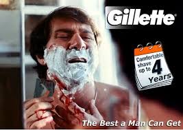 The Best A Man Can Get Funny Razor Image