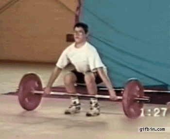 Weightlifting Boy Funny Ouch Gif