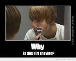Why Is This Girl Shaving Funny Razor Poster