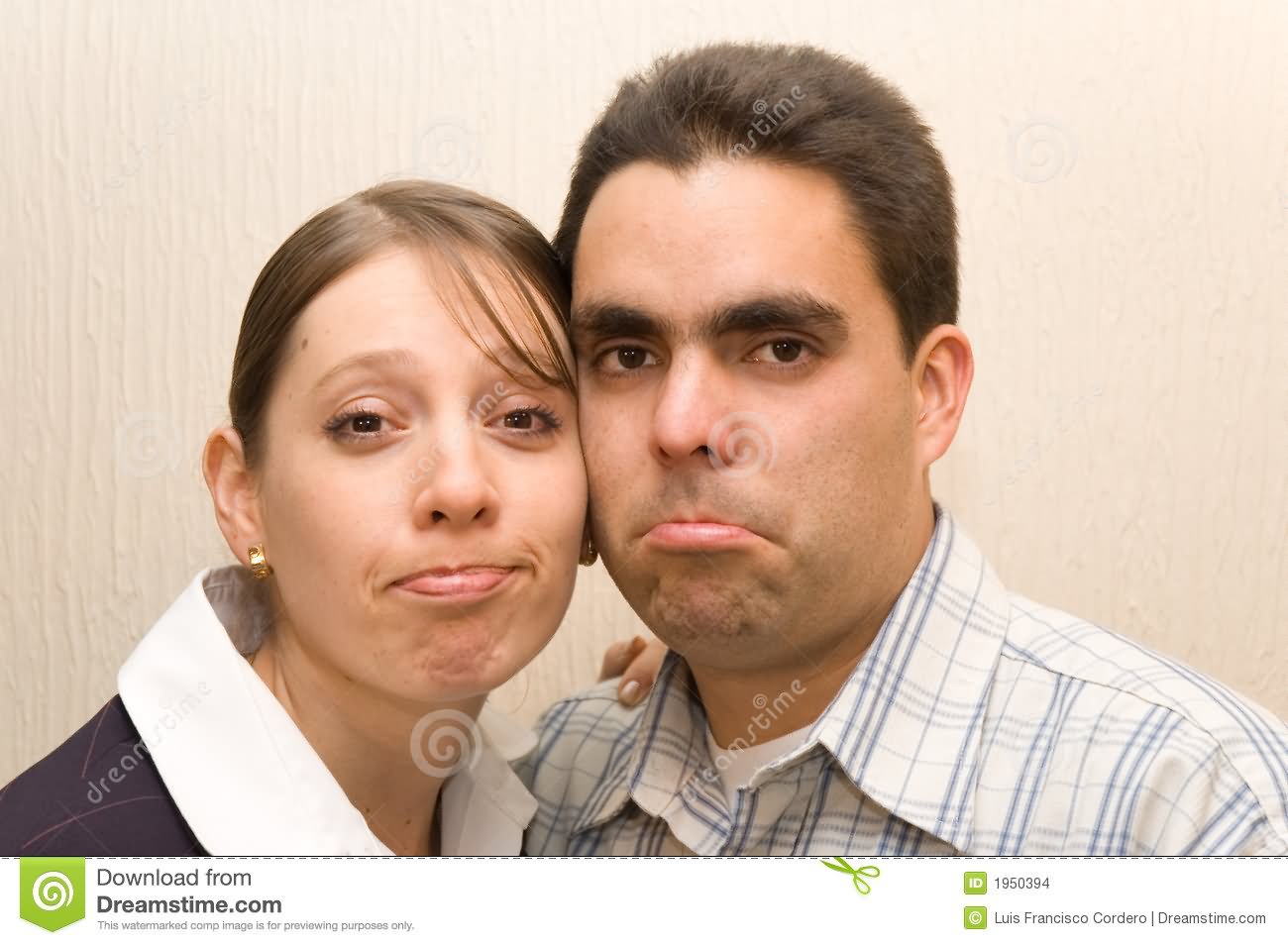 Funny Sad Couple Image