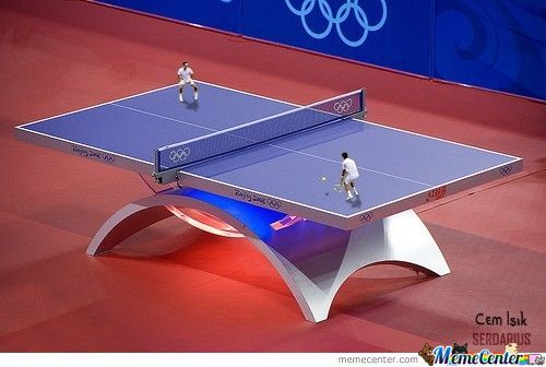 Funny Table Tennis Picture