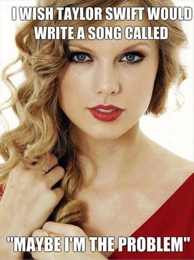 I Wish Taylor Swift Would Write A Song Called Funny Celebrity Meme