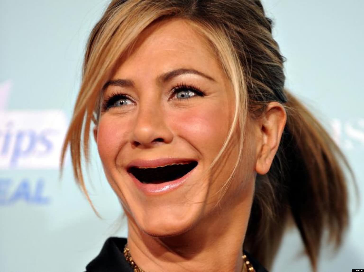 Jennifer Aniston Laughing Without Teeth Funny Celebrity