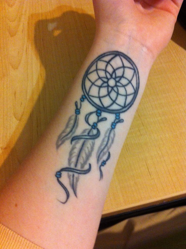 Nice Dreamcatcher Tattoo On Arm