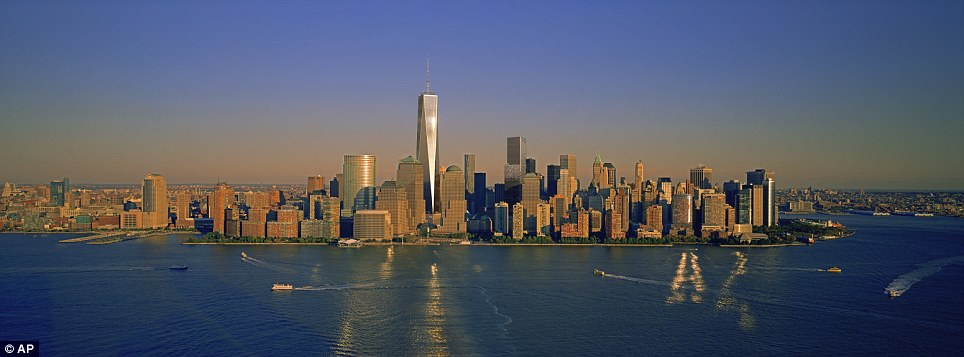Panorama Shot of One World Trade Center, New York, US