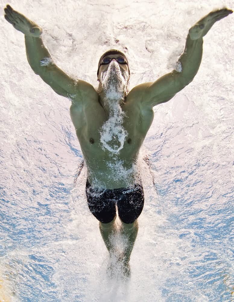 Swimming Championship Funny Unusual Angle Picture