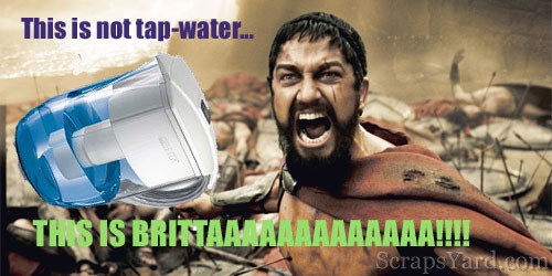 This Is Not Tap Water Funny Angry Man Picture