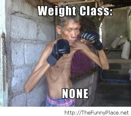 Weight Class Funny Asian Picture