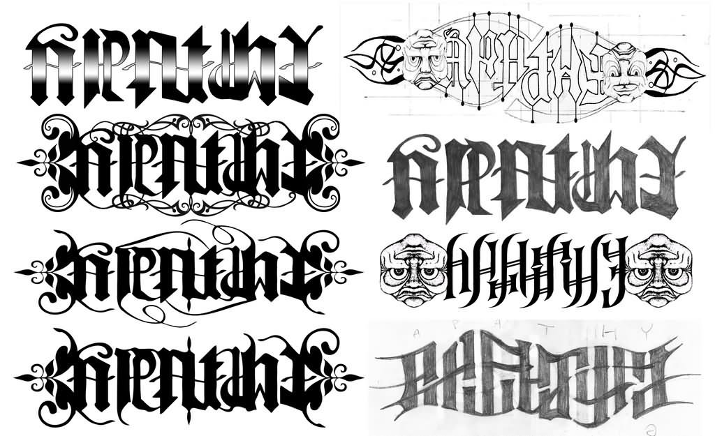 Ambigram Tattoo Designs By wilson.
