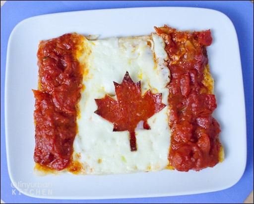 Funny Canada Pizza Flag