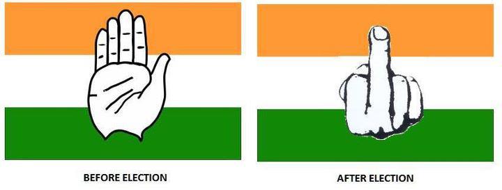 Funny Congress Indian Flag
