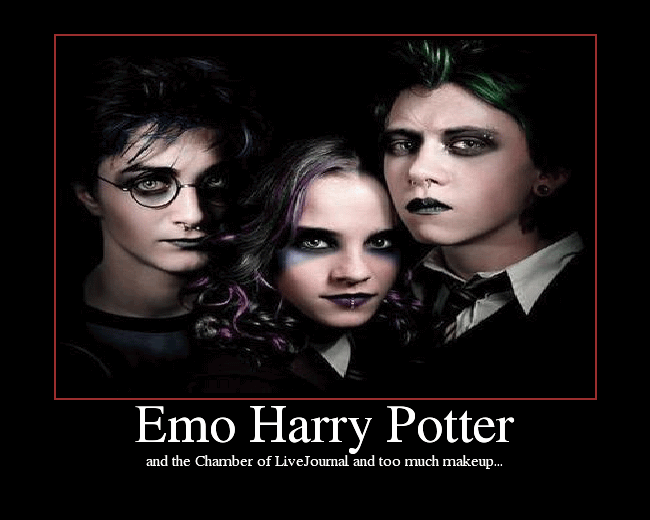 Funny Emo Harry Potter Poster