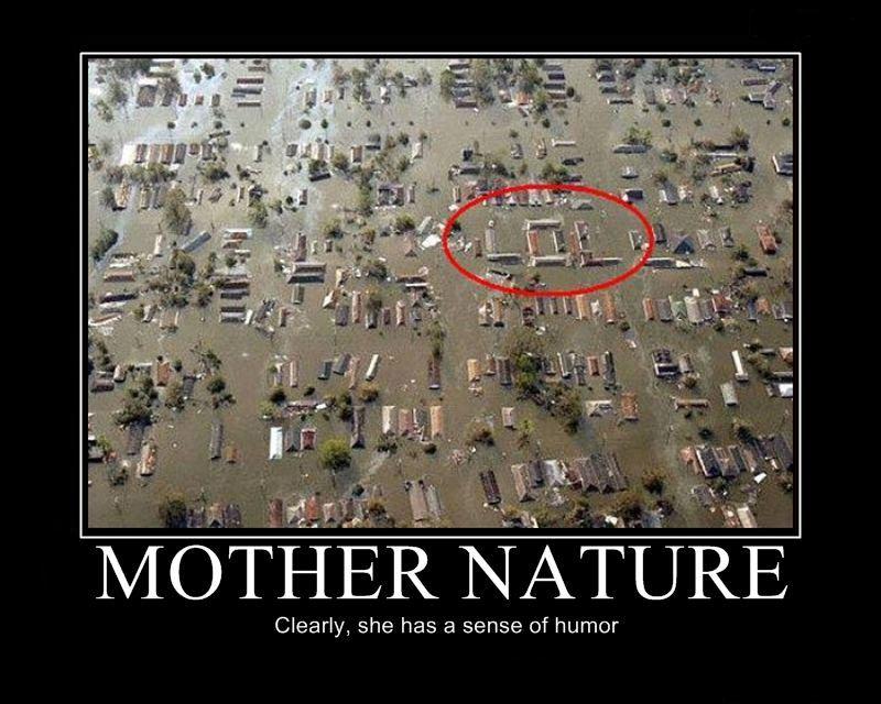 Funny Mother Nature Humor Poster