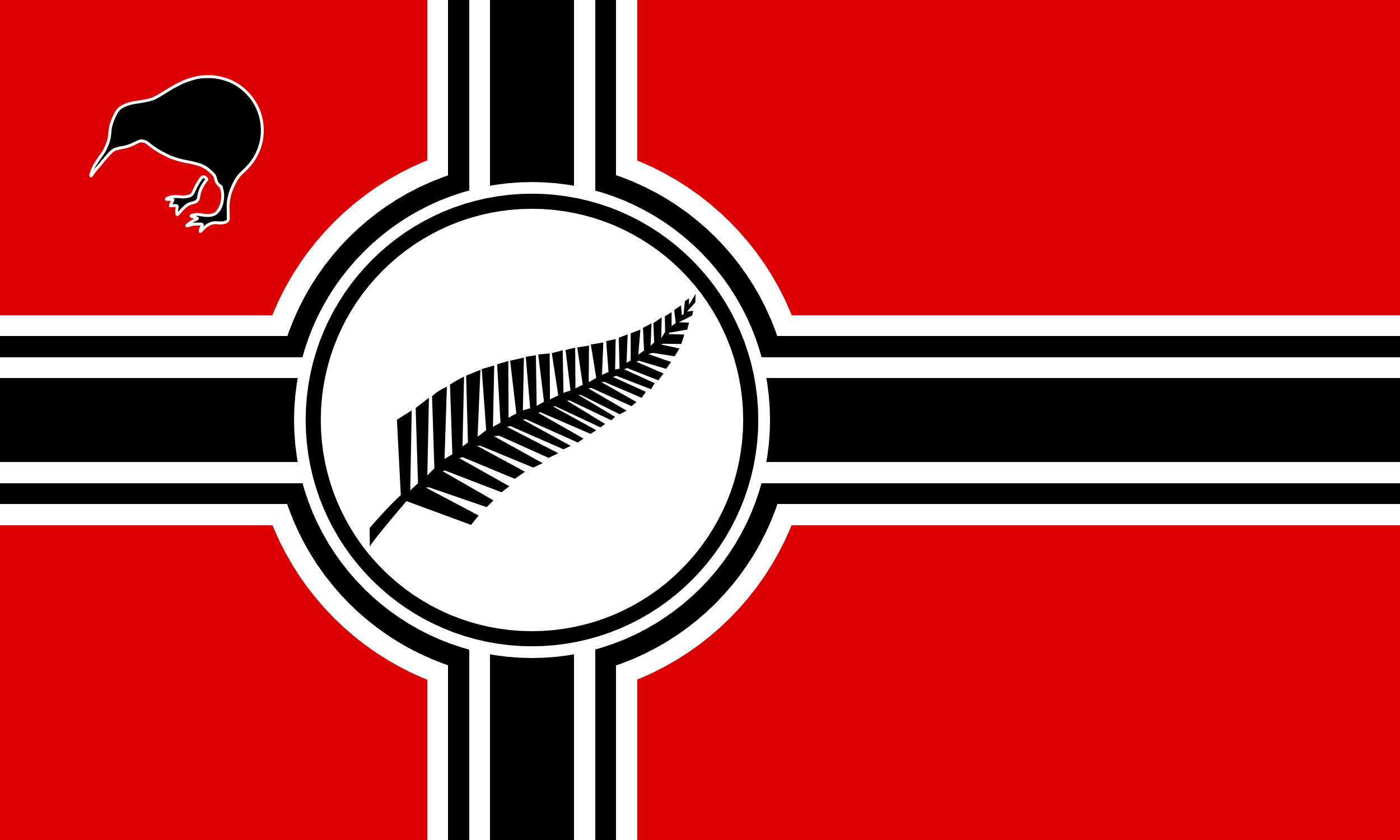 Funny New Zealand  Flag Picture