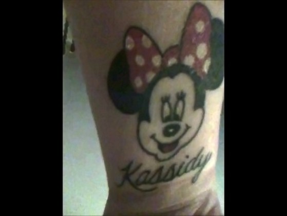 Minnie Mouse Tattoo Design