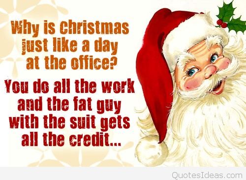 Why Is Christmas Just Like A Day At The Office Funny Greeting