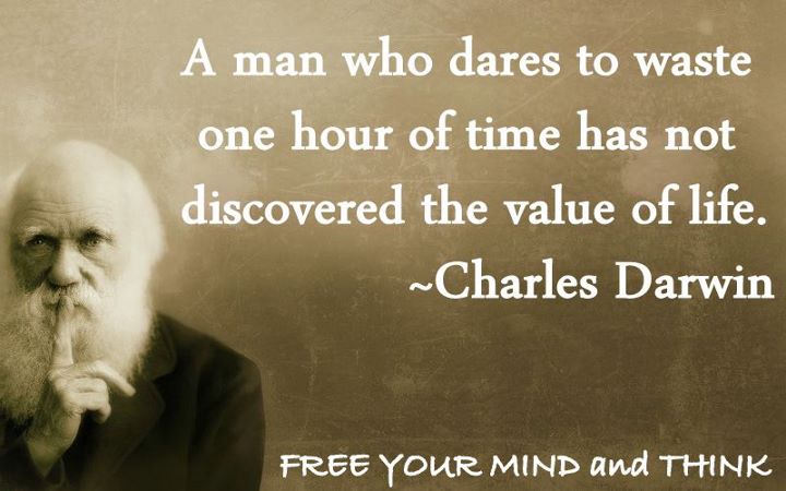 A man who dares to waste one hour of time has not discovered the value of life. (3)