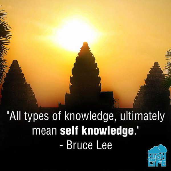All types of knowledge, ultimately mean self knowledge.