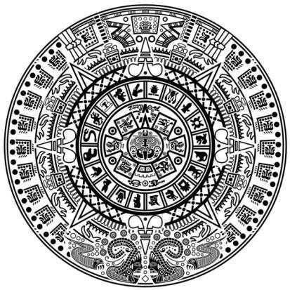 Amazing Aztec Tattoo Design
