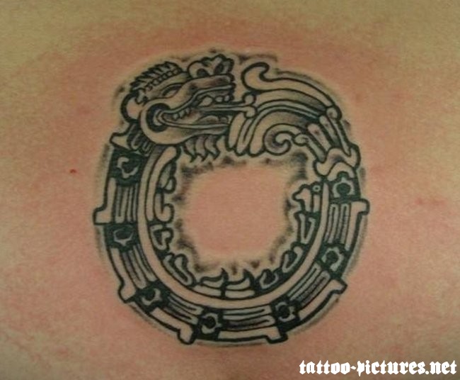 Aztec Ouroboros Tattoo Idea